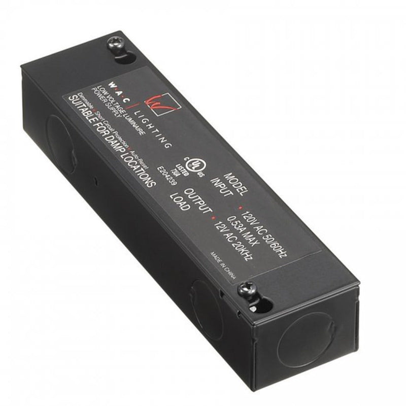 W.A.C. Lighting EN-12150-RB-AR Transformer, Black