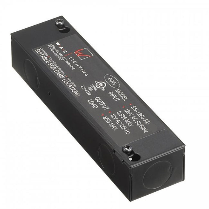 W.A.C. Lighting EN-1260-RB2 Transformer, Black