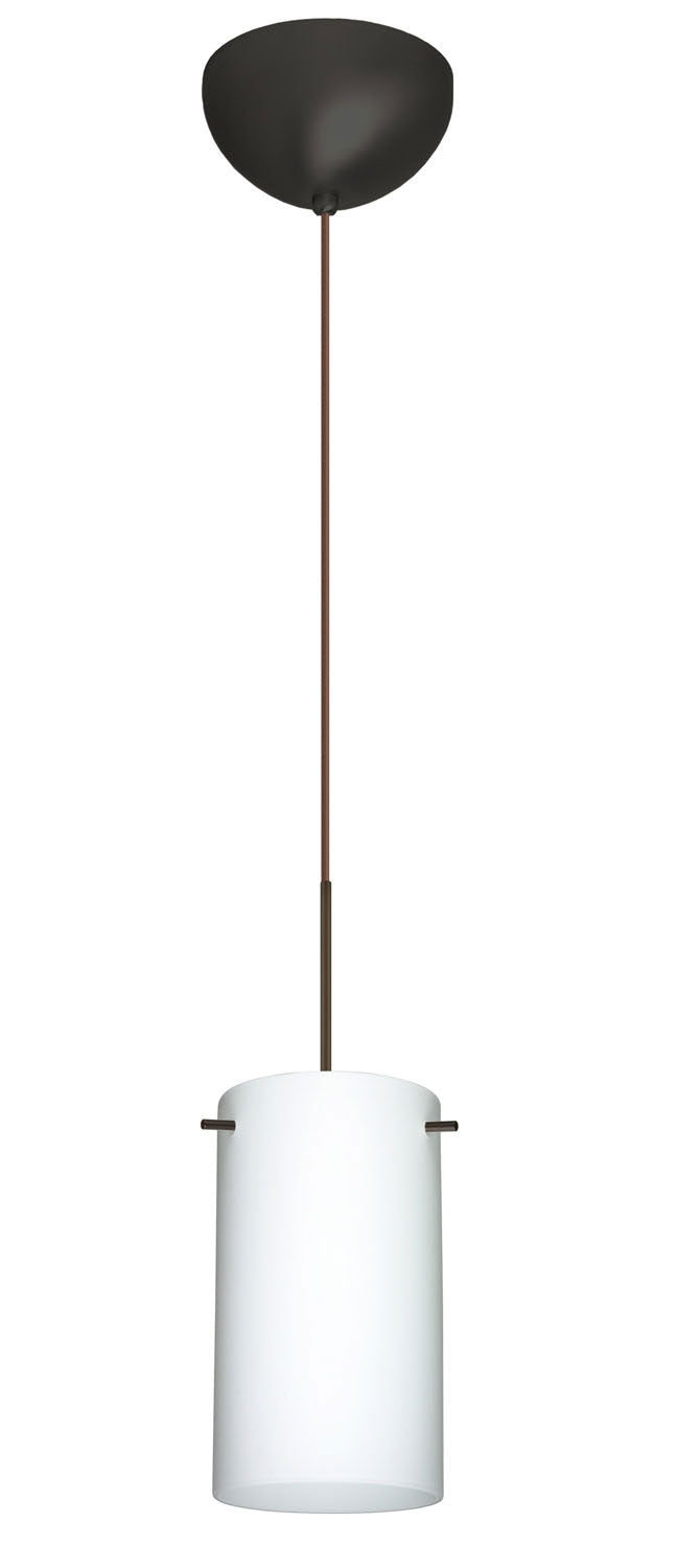 Besa 1XC-440407-BR One Light Pendant, Bronze