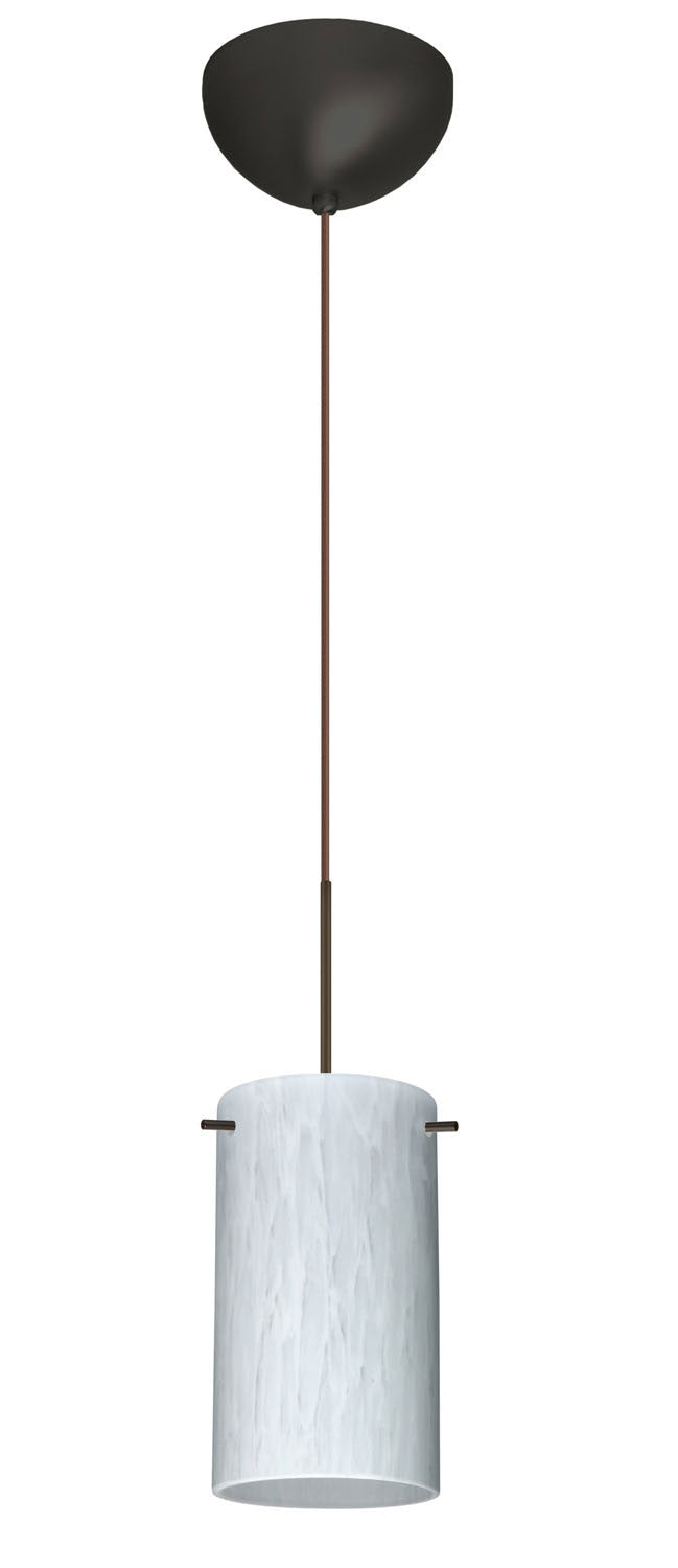 Besa 1XC-440419-BR One Light Pendant, Bronze
