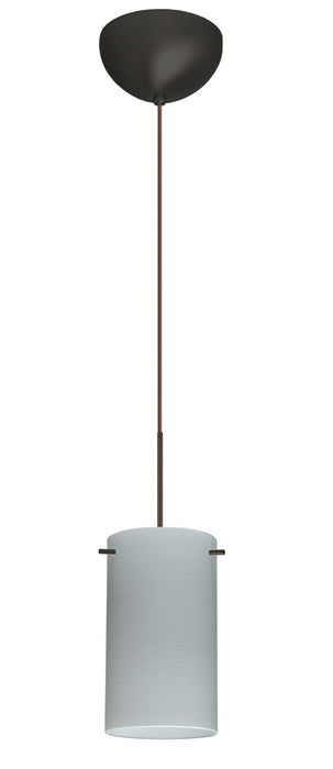 Besa 1XC-4404KR-BR One Light Pendant, Bronze