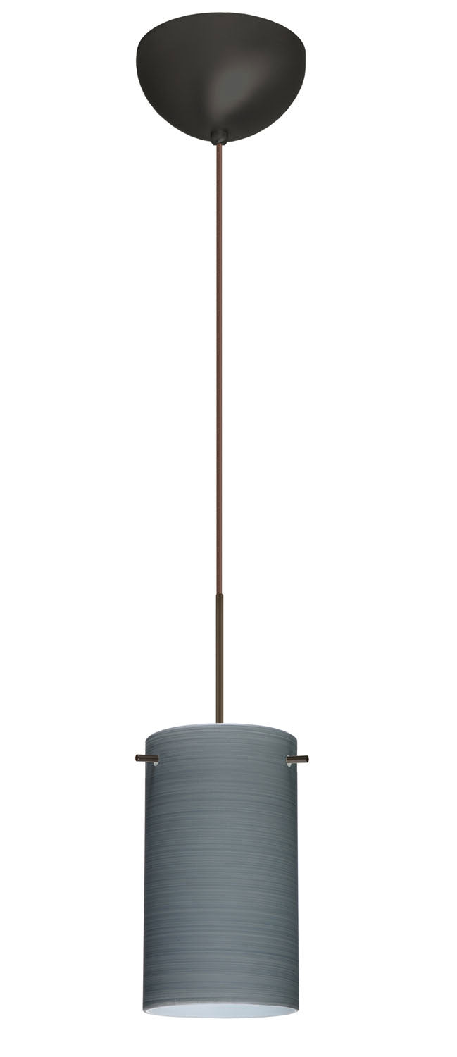 Besa 1XC-4404TN-BR One Light Pendant, Bronze