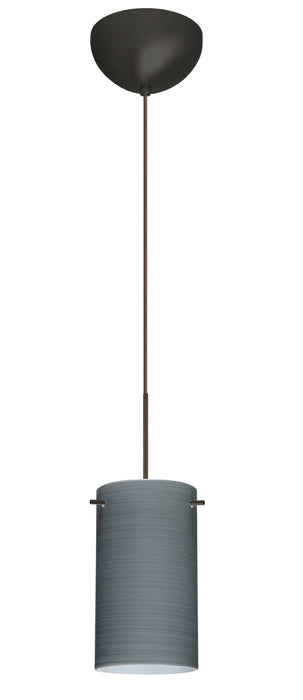 Besa 1XC-4404TN-BR One Light Pendant, Bronze