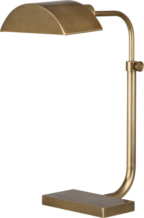 Robert Abbey 460 One Light Table Lamp, Aged Brass