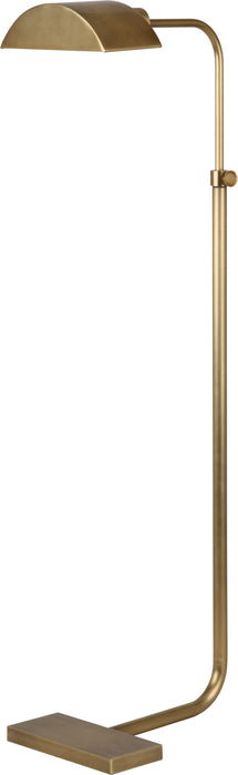 Robert Abbey 461 One Light Floor Lamp, Aged Brass