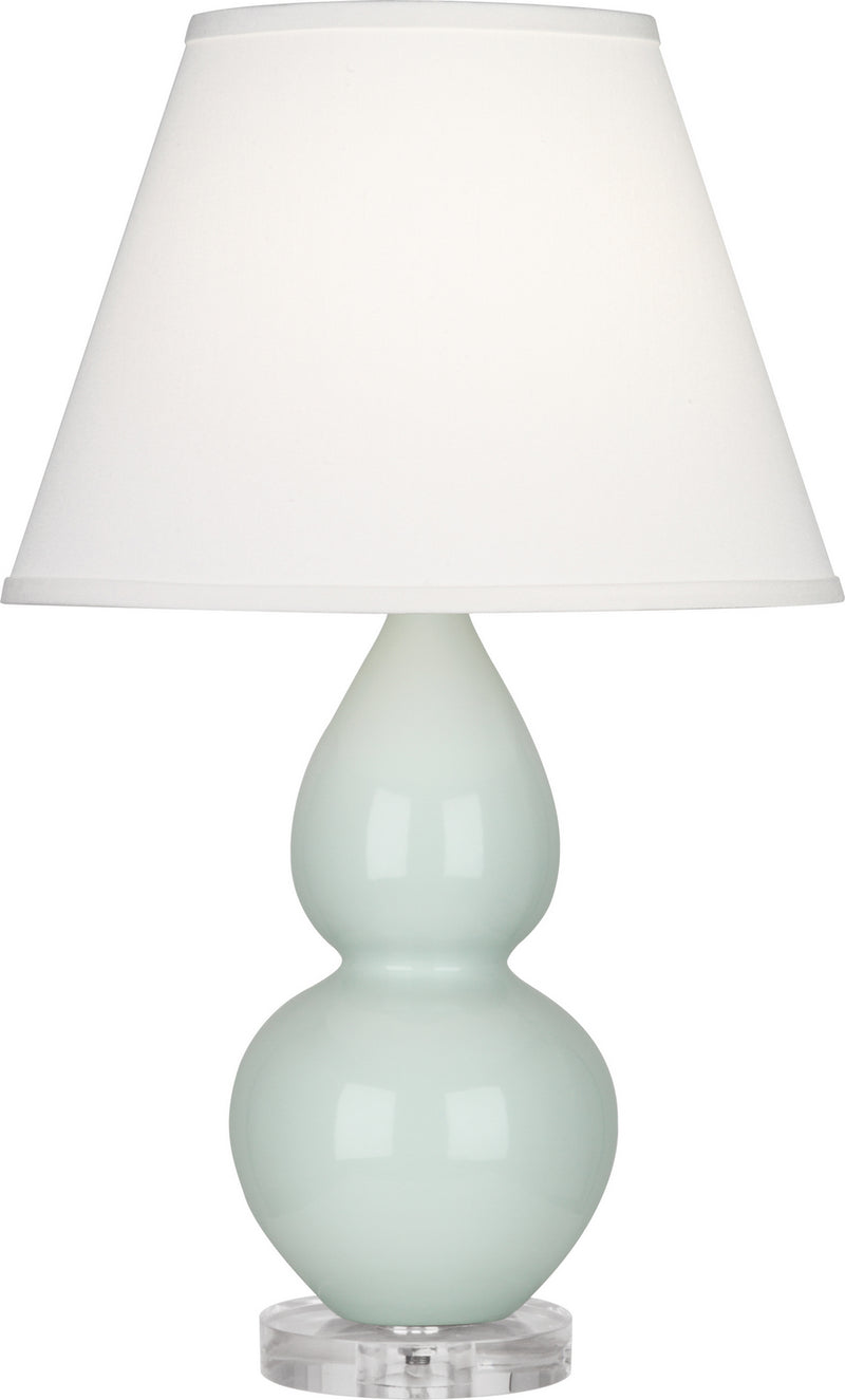 Robert Abbey A788X One Light Accent Lamp, Celadon Glazed Ceramic w/Lucite