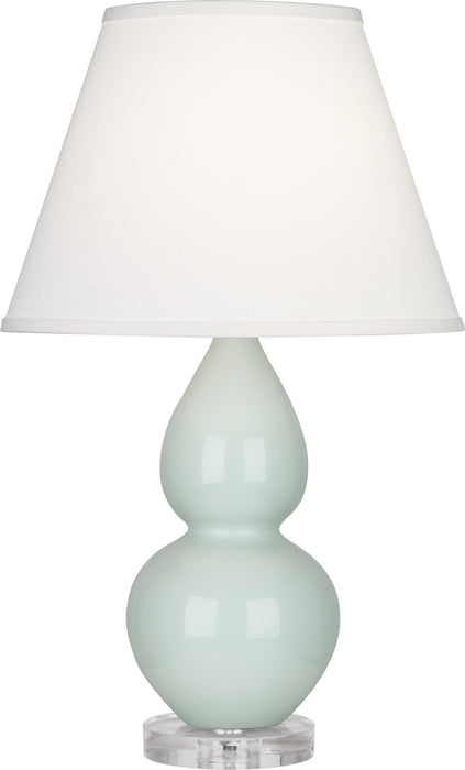 Robert Abbey A788X One Light Accent Lamp, Celadon Glazed Ceramic w/Lucite
