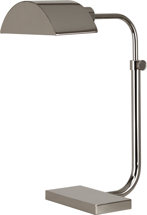 Robert Abbey S460 One Light Table Lamp, Polished Nickel
