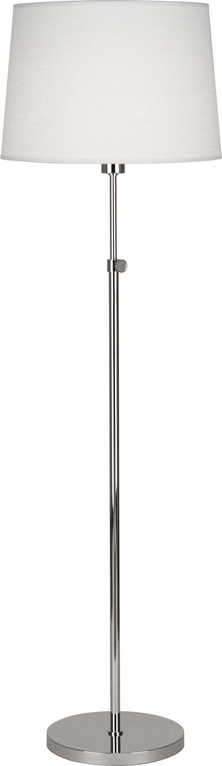 Robert Abbey S463 One Light Floor Lamp, Polished Nickel