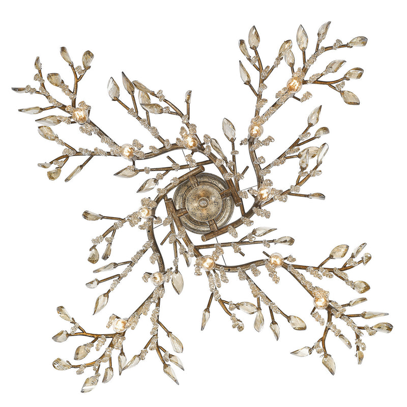 Golden 9903-12 MG 12 Light Chandelier, Mystic Gold