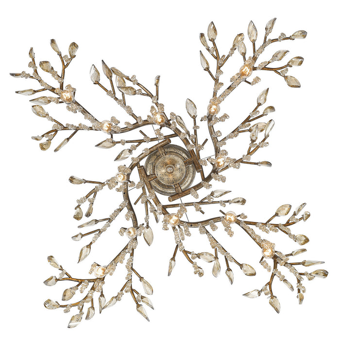 Golden 9903-12 MG 12 Light Chandelier, Mystic Gold