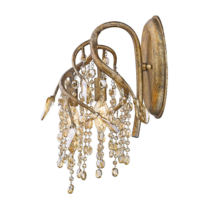 Golden 9903-WSC MG Two Light Wall Sconce, Mystic Gold