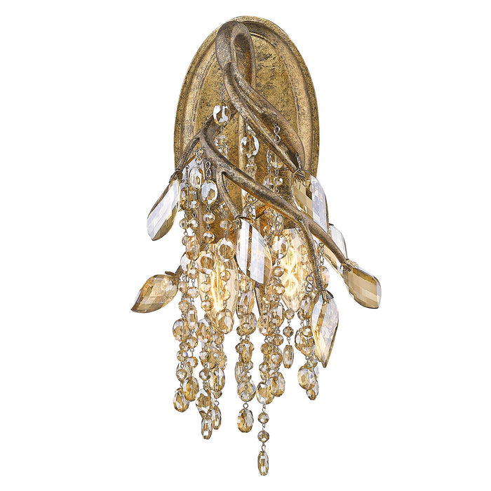 Golden 9903-WSC MG Two Light Wall Sconce, Mystic Gold