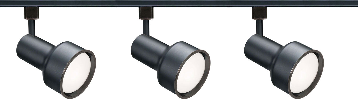 Nuvo Lighting TK321 Three Light Track Kit, Black