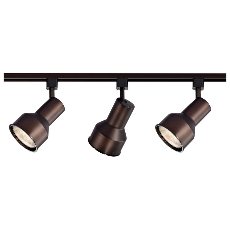 Nuvo Lighting TK361 Three Light Track Kit, Russet Bronze