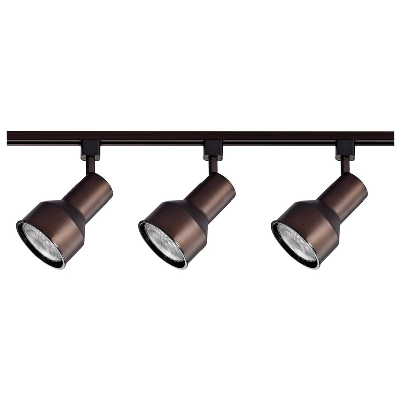 Nuvo Lighting TK361 Three Light Track Kit, Russet Bronze