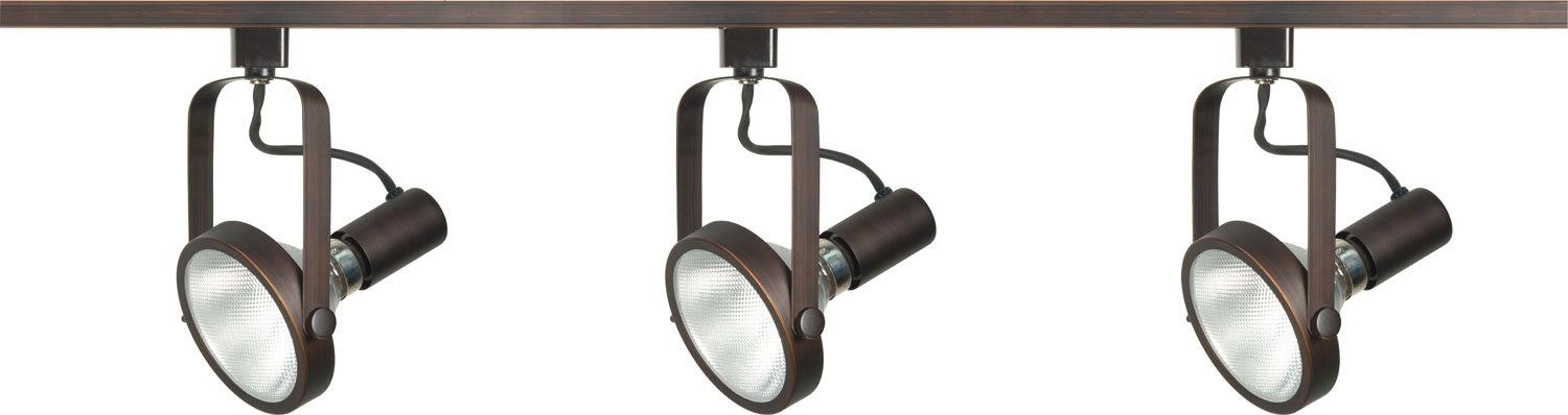 Nuvo Lighting TK362 Three Light Track Kit, Russet Bronze