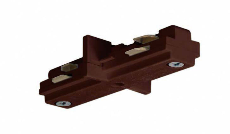 Nuvo Lighting TP205 Mini Straight Connector, Brown