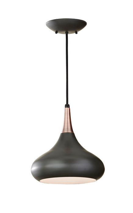 Generation Lighting P1253DBZ One Light Pendant, Dark Bronze