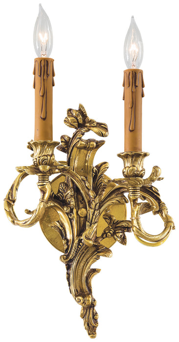 Metropolitan N9672 Two Light Wall Sconce, Stained Gold