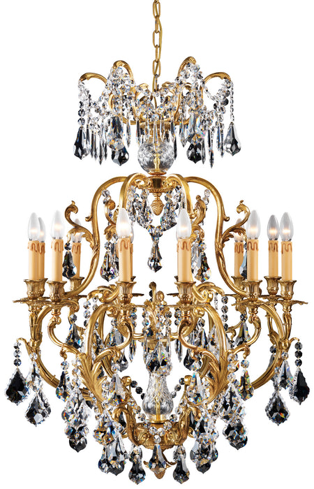 Metropolitan N9701 12 Light Chandelier, French Gold