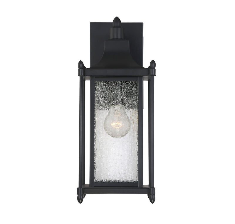 Savoy House 5-3451-BK One Light Wall Mount, Black