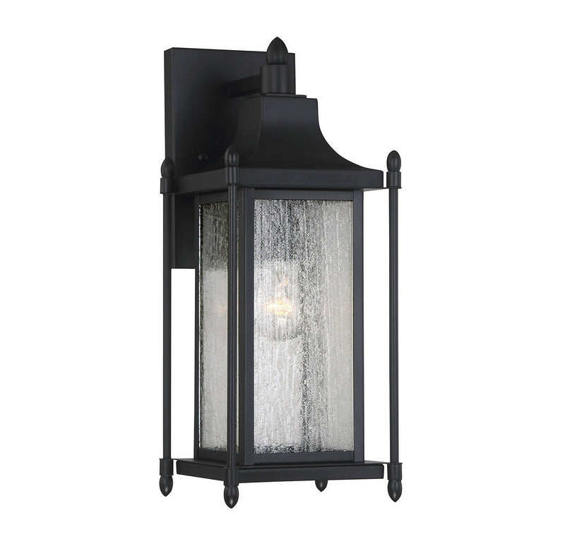 Savoy House 5-3451-BK One Light Wall Mount, Black