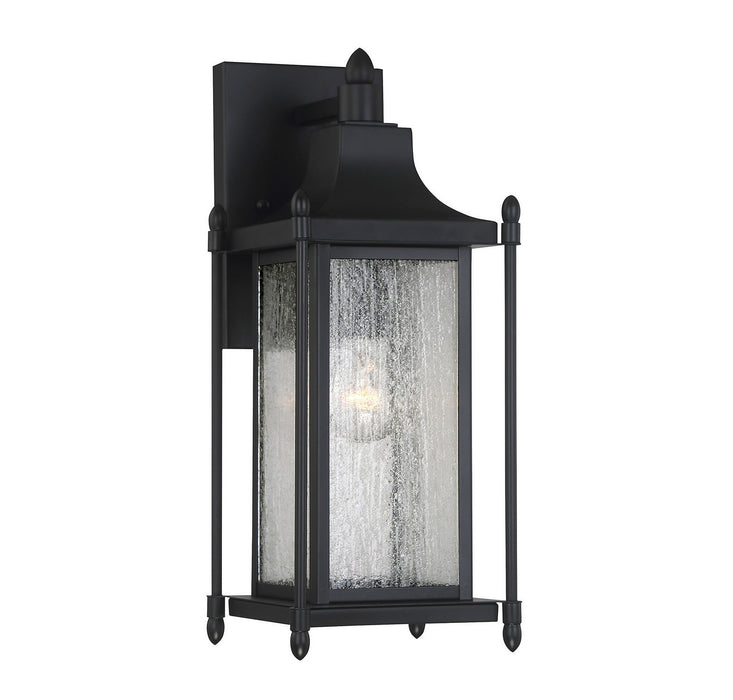 Savoy House 5-3451-BK One Light Wall Mount, Black