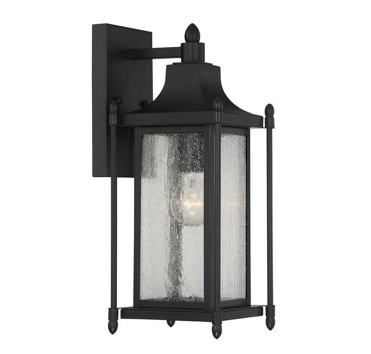 Savoy House 5-3451-BK One Light Wall Mount, Black