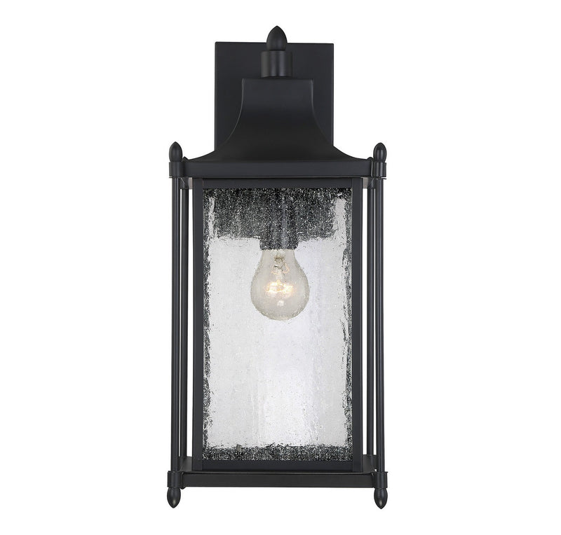 Savoy House 5-3452-BK One Light Wall Mount, Black