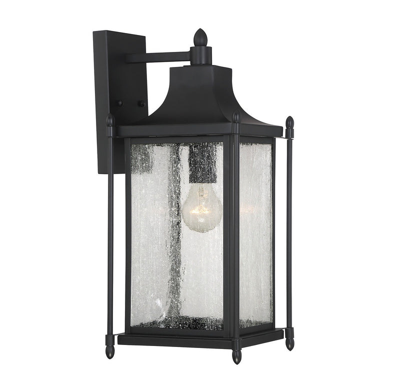 Savoy House 5-3452-BK One Light Wall Mount, Black