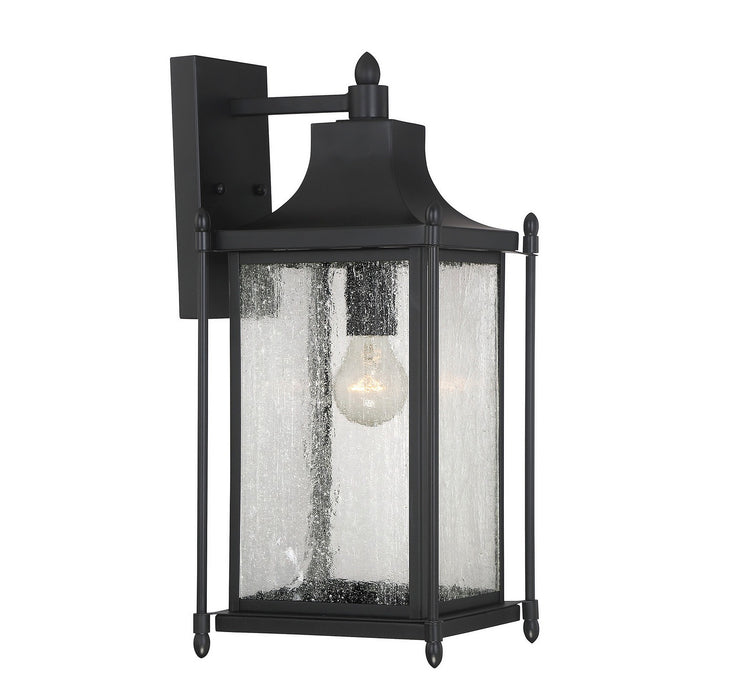 Savoy House 5-3452-BK One Light Wall Mount, Black