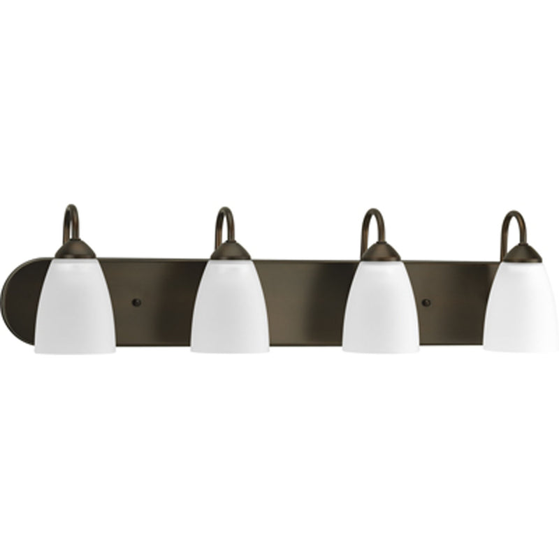 Progress Lighting P2709-20 Four Light Bath, Antique Bronze
