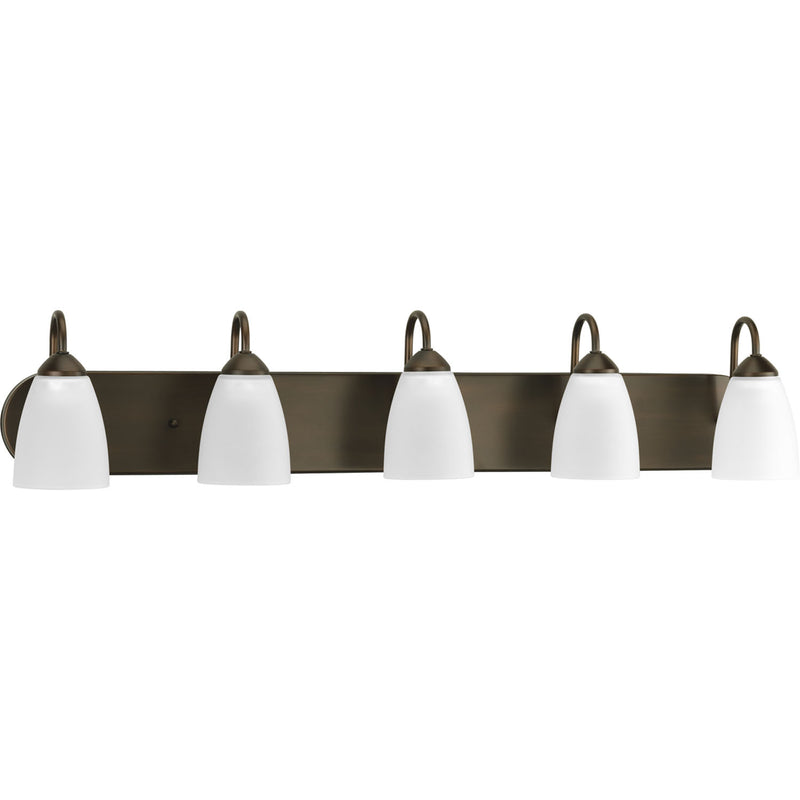 Progress Lighting P2713-20 Five Light Bath, Antique Bronze