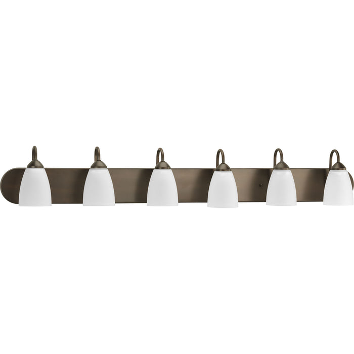 Progress Lighting P2714-20 Six Light Bath, Antique Bronze