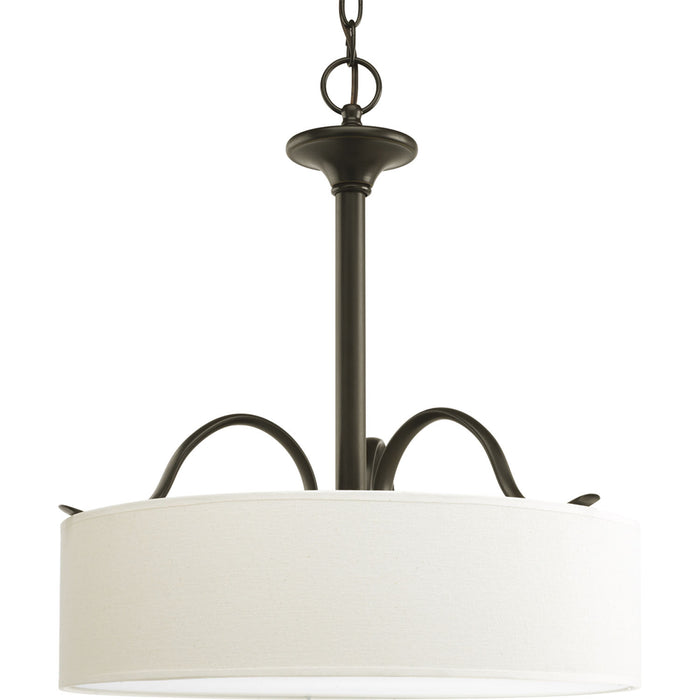 Progress Lighting P3931-20 Three Light Pendant, Antique Bronze