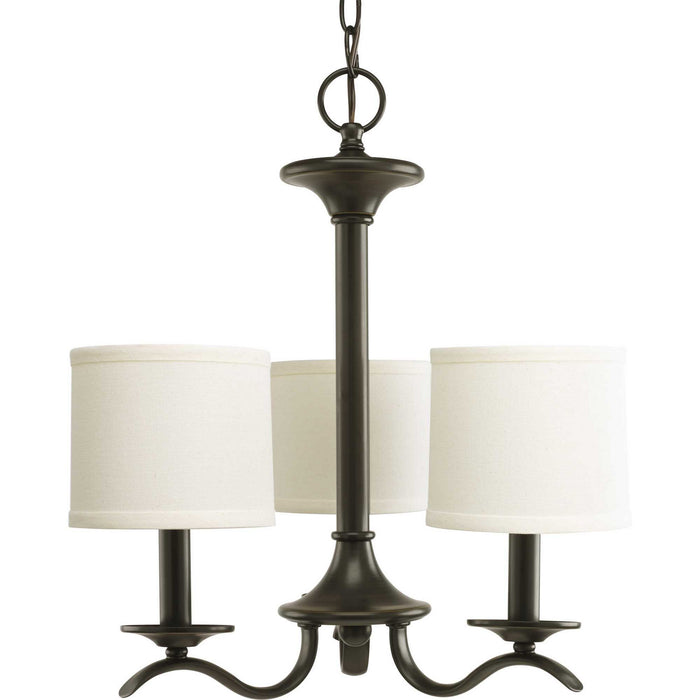 Progress Lighting P4632-20 Three Light Chandelier, Antique Bronze