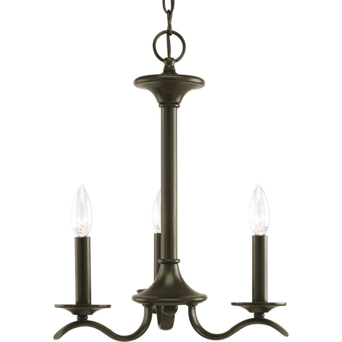 Progress Lighting P4632-20 Three Light Chandelier, Antique Bronze