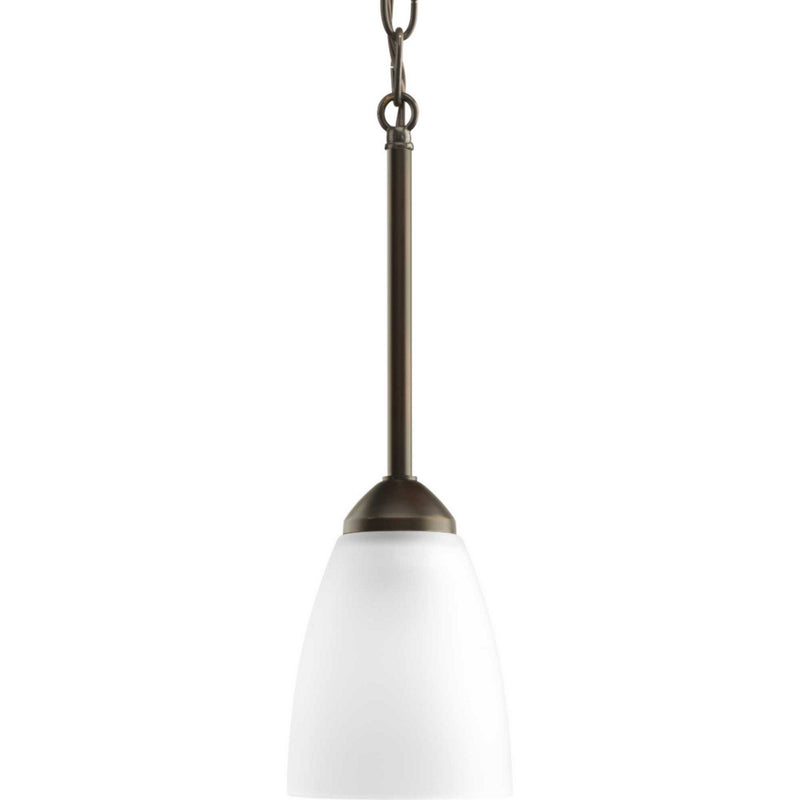 Progress Lighting P5113-20 One Light Mini Pendant, Antique Bronze