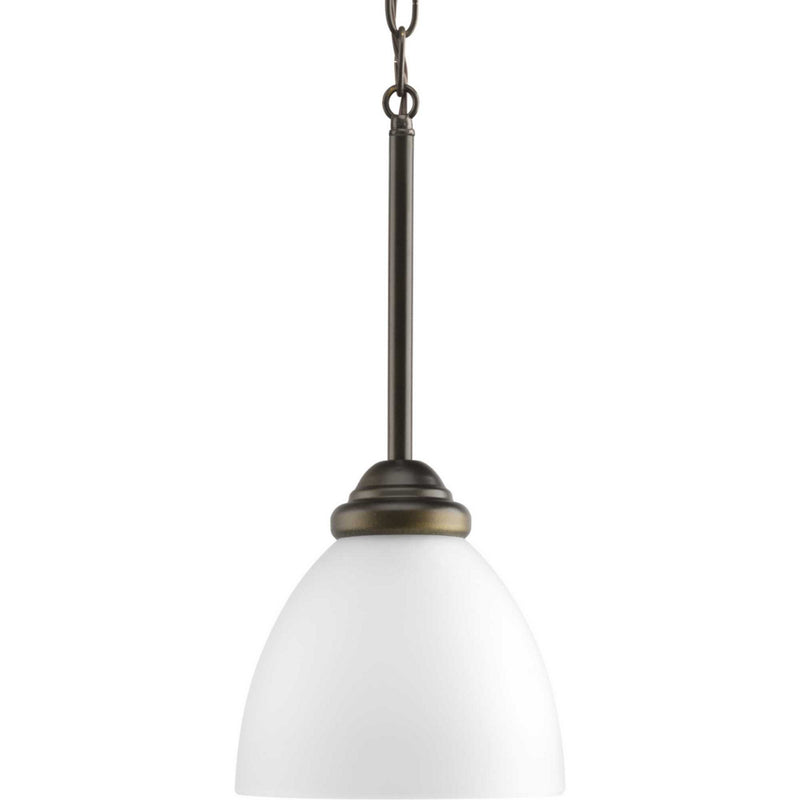 Progress Lighting P5131-20 One Light Pendant, Antique Bronze
