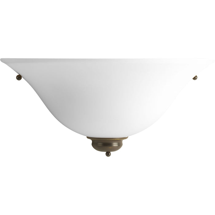 Progress Lighting P7153-20W One Light Wall Sconce, Antique Bronze