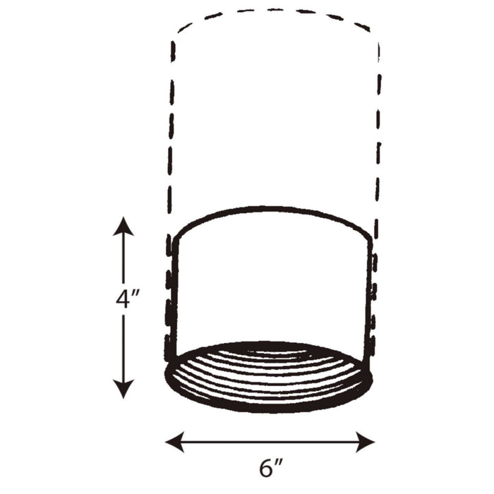 Progress Lighting P8710-31 Step Baffle, Black