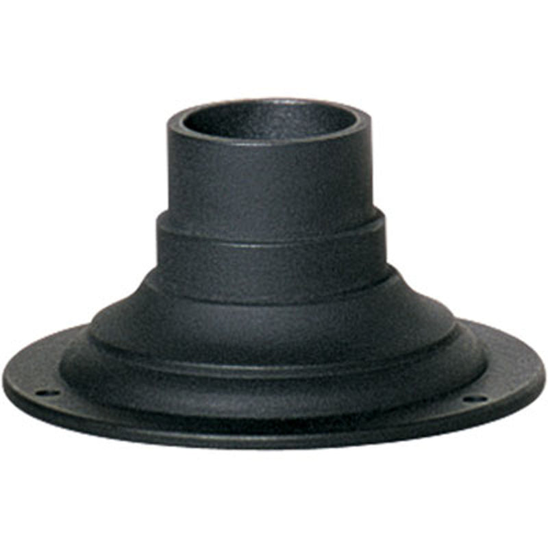Progress Lighting P8726-31 Pedestal Mount Adapter, Black