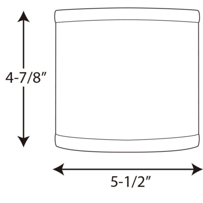 Progress Lighting P8926-01 Shade, Beige Linen