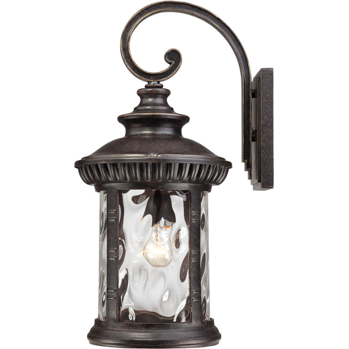Quoizel CHI8411IB One Light Outdoor Wall Lantern, Imperial Bronze