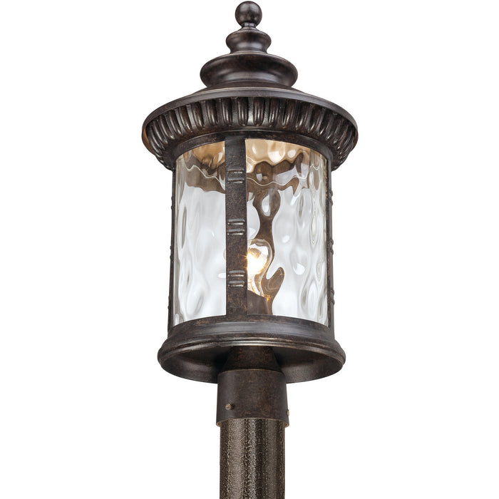 Quoizel CHI9011IB One Light Outdoor Post Mount, Imperial Bronze