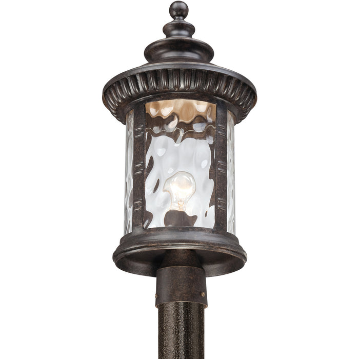 Quoizel CHI9011IB One Light Outdoor Post Mount, Imperial Bronze