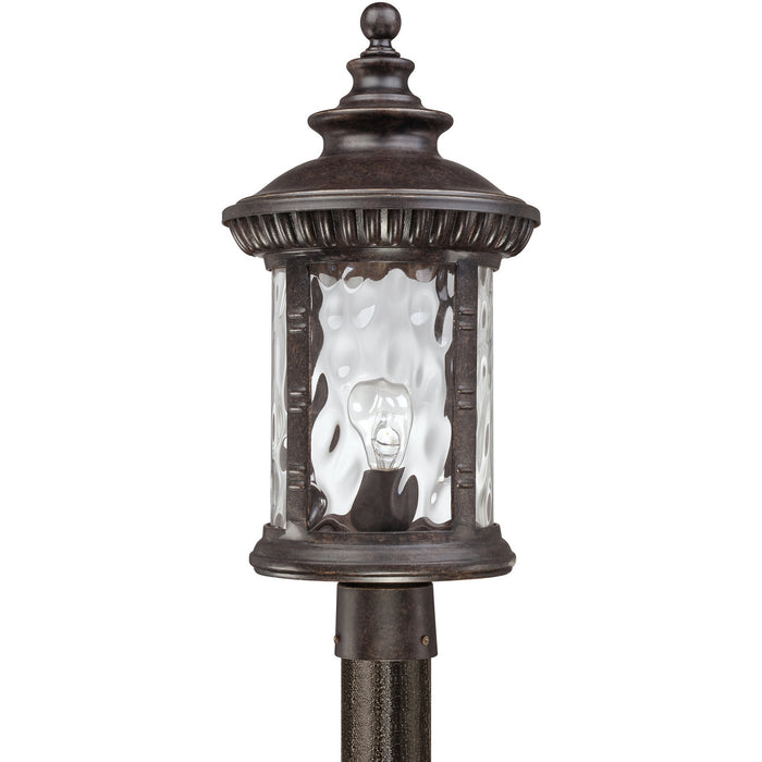 Quoizel CHI9011IB One Light Outdoor Post Mount, Imperial Bronze