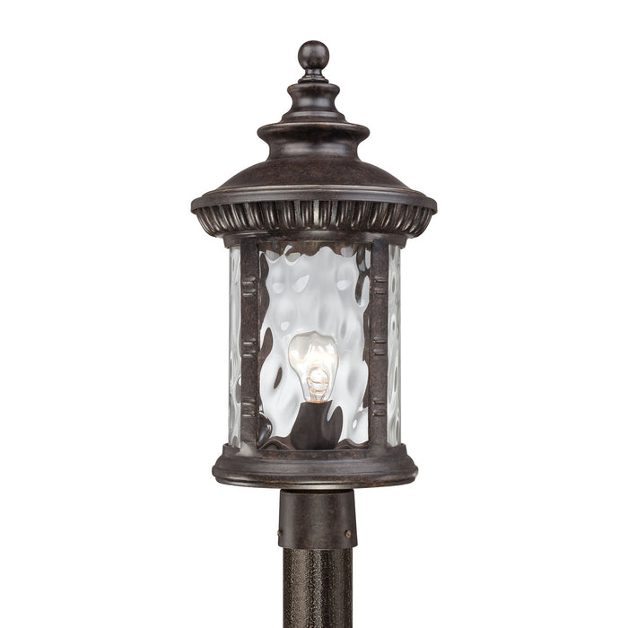 Quoizel CHI9011IB One Light Outdoor Post Mount, Imperial Bronze