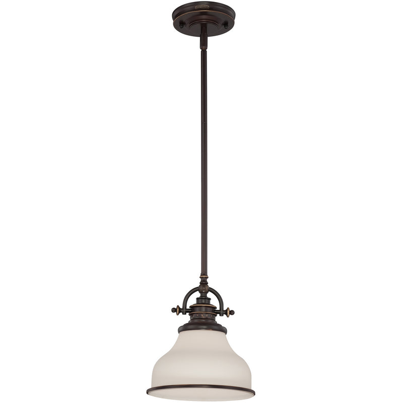 Quoizel GRT1508PN One Light Mini Pendant, Palladian Bronze